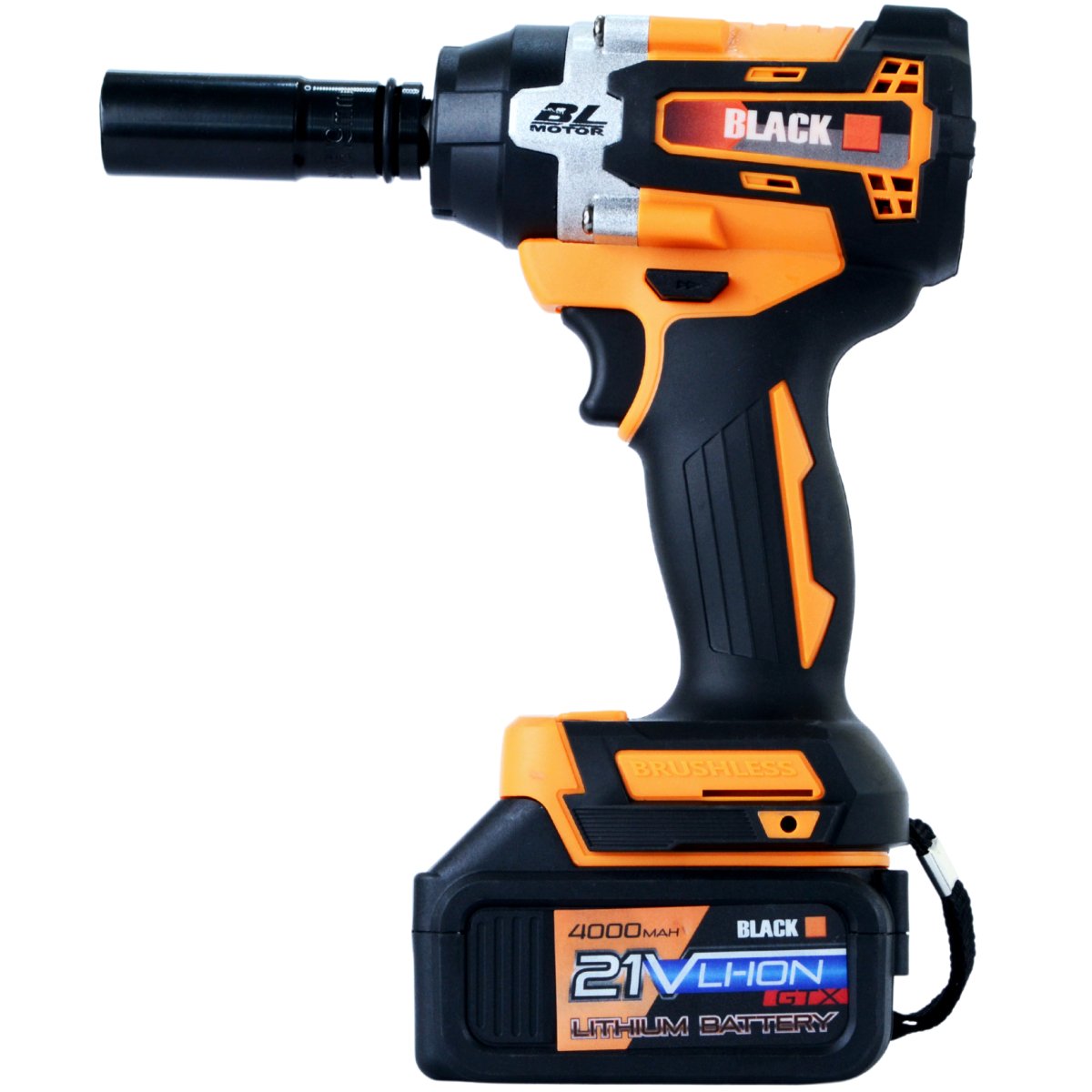 BLACK 21 V akulöökmutrikeeraja 500 Nm 2 × 4 Ah akuga 12031 – pilt 3