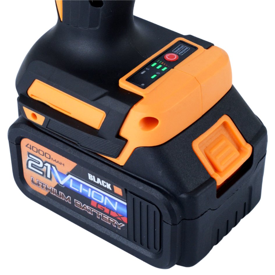 BLACK 21 V akulöökmutrikeeraja 500 Nm 2 × 4 Ah akuga 12031 – pilt 8