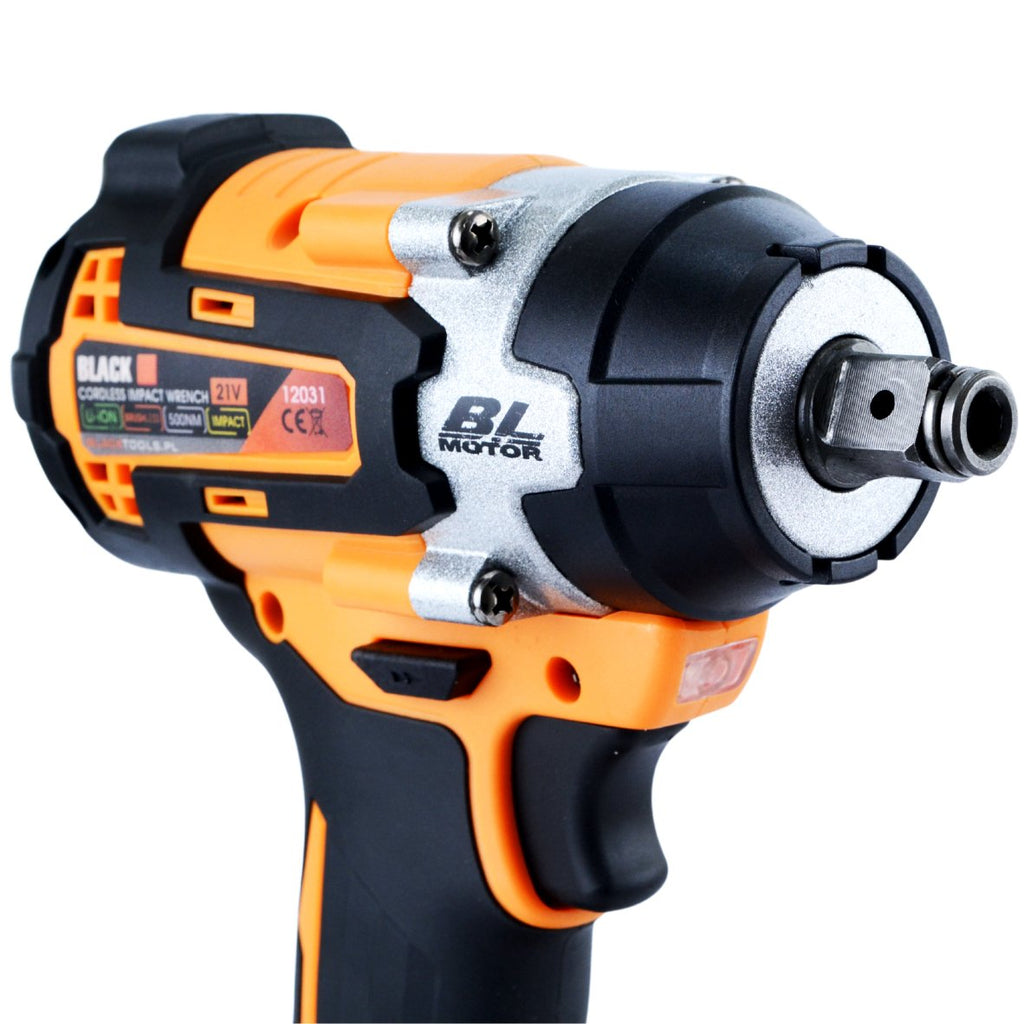 BLACK 21 V akulöökmutrikeeraja 500 Nm 2 × 4 Ah akuga 12031 – pilt 6