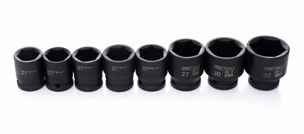 KRAFT&DELE 1/2" löökpadrunite komplekt, 35-osaline, Cr-Mo teras KD11756 – pilt 9