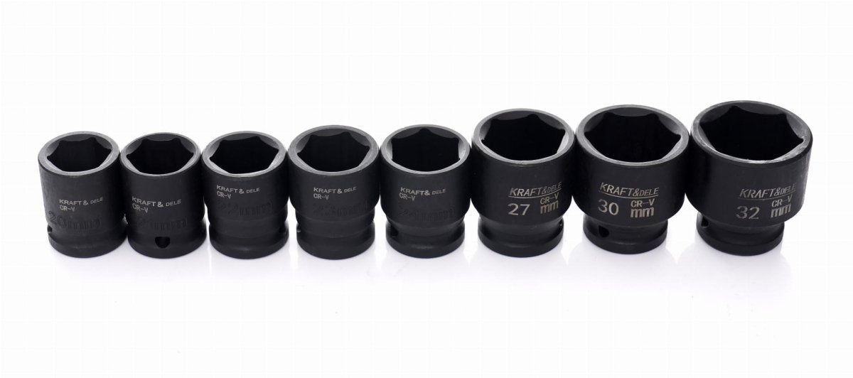 KRAFT&DELE 1/2" löökpadrunite komplekt, 35-osaline, Cr-Mo teras KD11756 – pilt 9