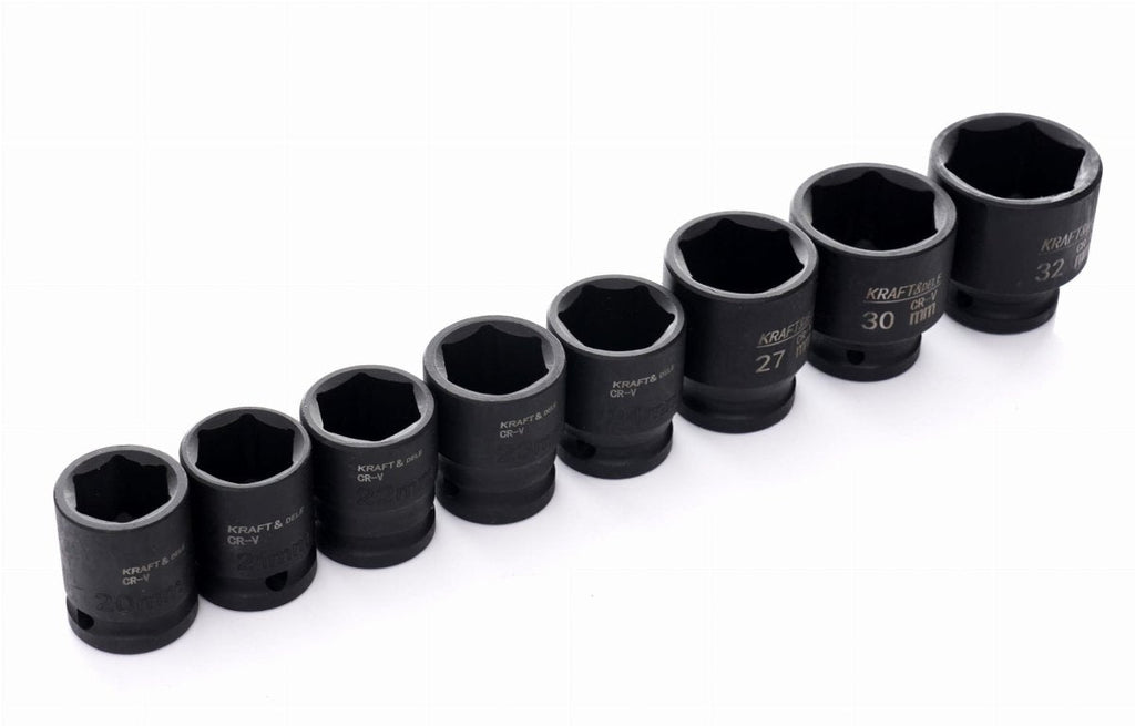KRAFT&DELE 1/2" löökpadrunite komplekt, 35-osaline, Cr-Mo teras KD11756 – pilt 8
