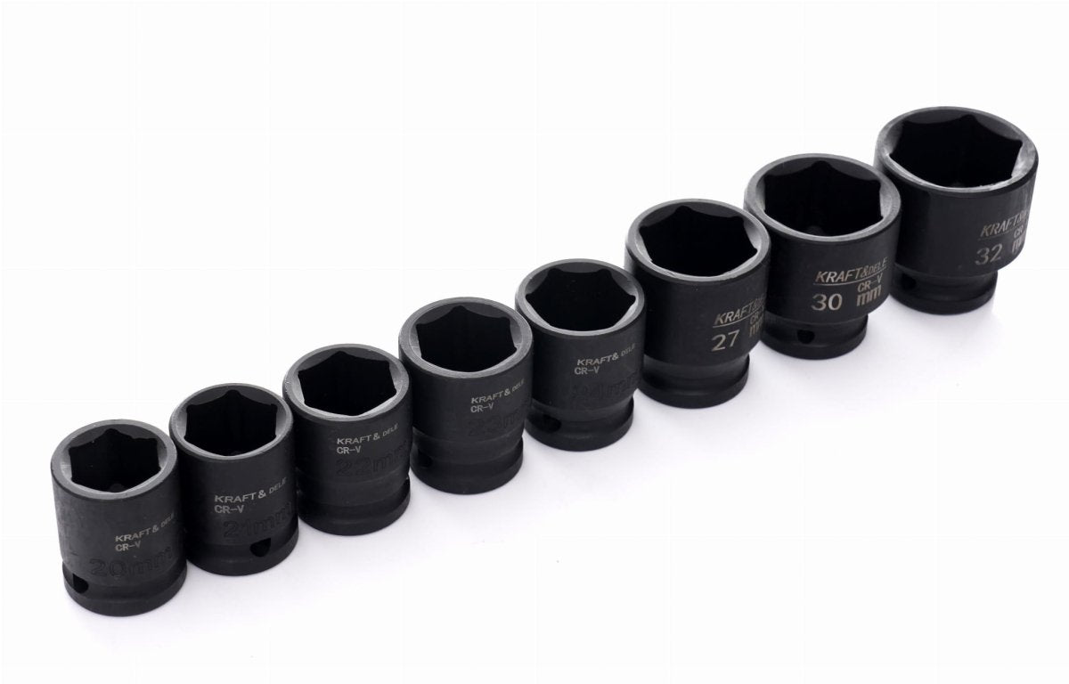 KRAFT&DELE 1/2" löökpadrunite komplekt, 35-osaline, Cr-Mo teras KD11756 – pilt 8