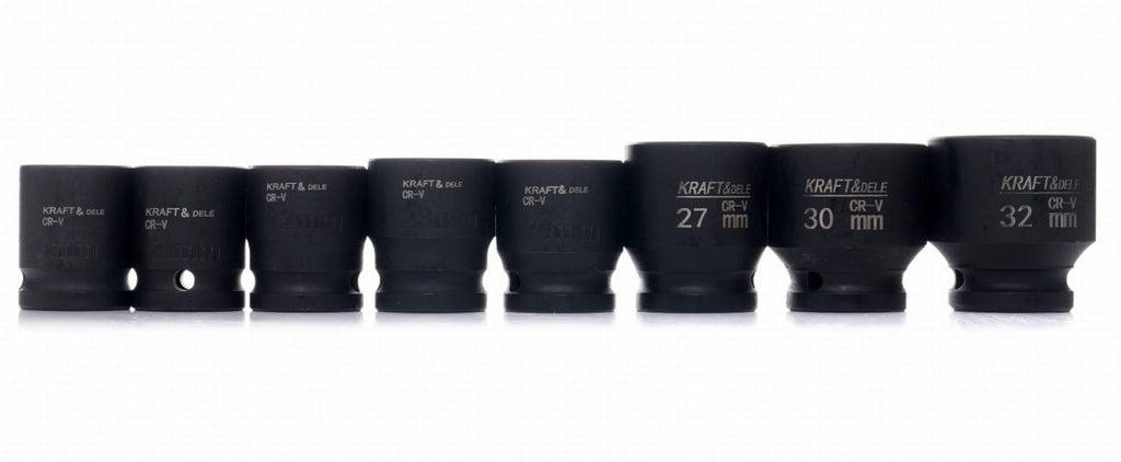 KRAFT&DELE 1/2" löökpadrunite komplekt, 35-osaline, Cr-Mo teras KD11756 – pilt 10