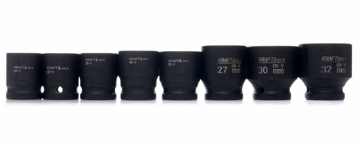 KRAFT&DELE 1/2" löökpadrunite komplekt, 35-osaline, Cr-Mo teras KD11756 – pilt 10