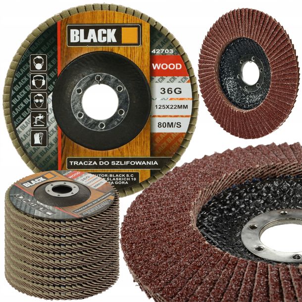 Lamellketas metalli ja puidu lihvimiseks 125 mm P36 4270336 – pilt 1