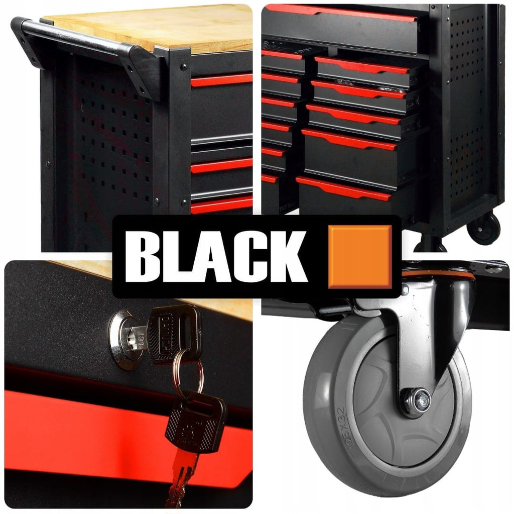 BLACK 542-osaline professionaalne tööriistakäru 10504 – pilt 8