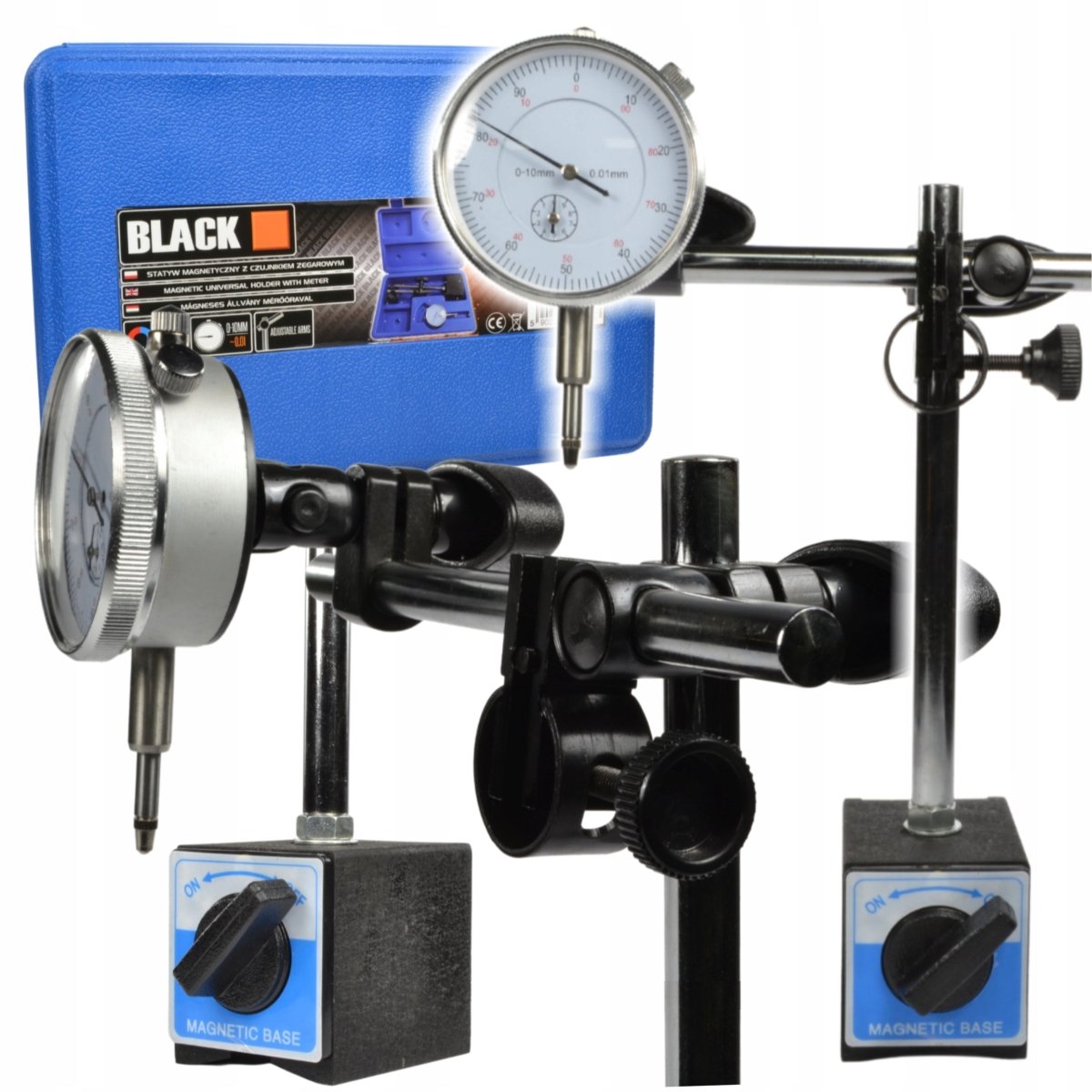 Magnetstatiiv indikaatorkellaga 0–10 mm 27516 – pilt 1