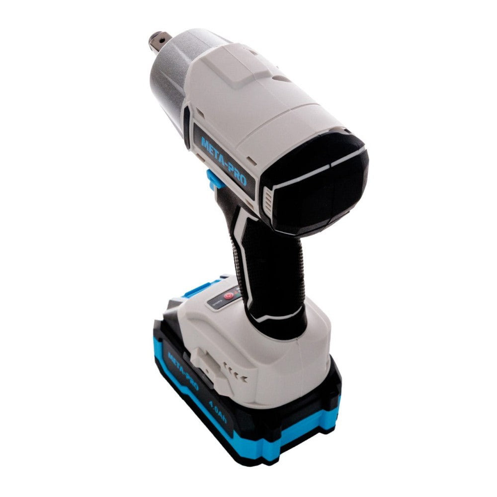 META-PRO 20 V 750 Nm harjadeta 3-in-1 akulöökmutrikeeraja komplekt 2 × 4,0 Ah akuga GY2070 – pilt 5