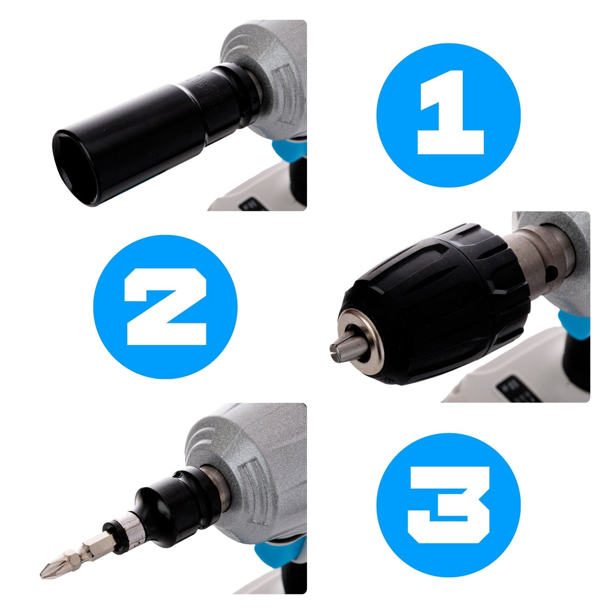 META-PRO 20 V 750 Nm harjadeta 3-in-1 akulöökmutrikeeraja komplekt 2 × 4,0 Ah akuga GY2070 – pilt 8
