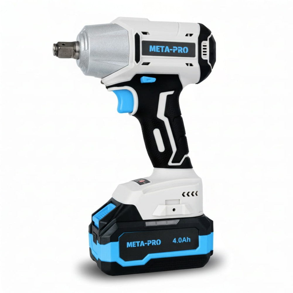 META-PRO 20 V 750 Nm harjadeta 3-in-1 akulöökmutrikeeraja komplekt 2 × 4,0 Ah akuga GY2070 – pilt 1