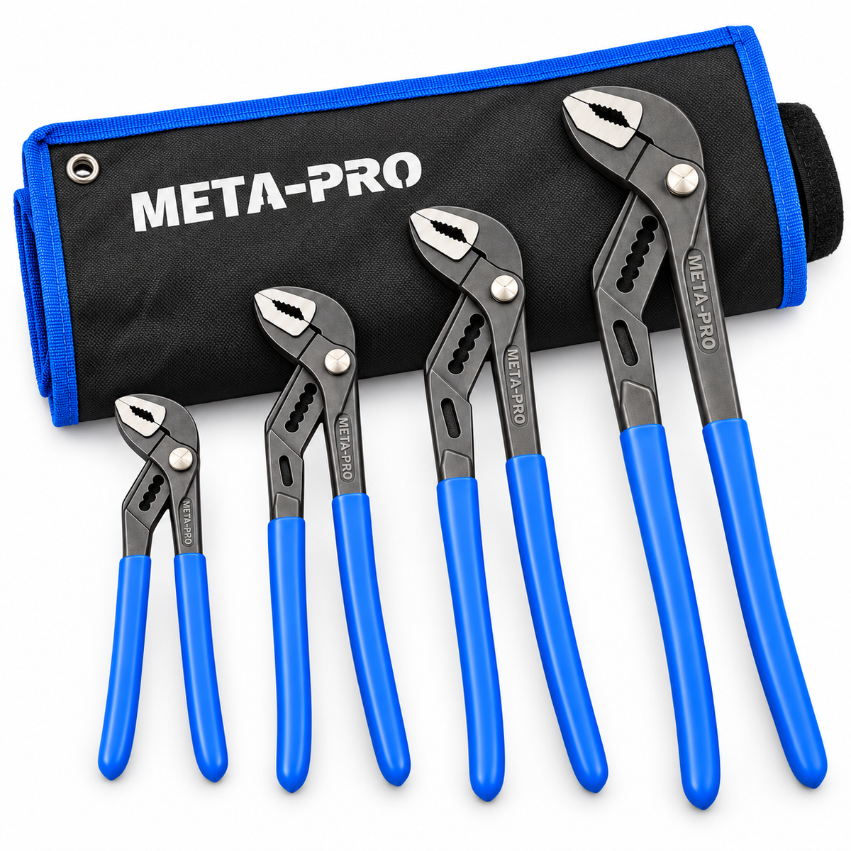 META-PRO 4-osaline reguleeritavate veepumbatangide komplekt 175–400 mm rullkotiga GY8030 – pilt 2