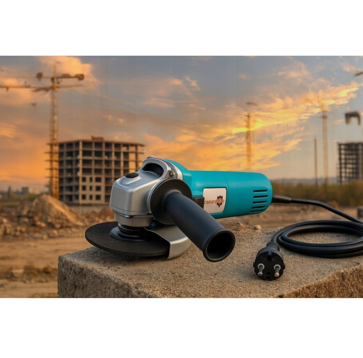 Nurklihvmasin 1550 W, 125 mm, muudetava kiirusega, M14, klass II, 230 V CD-533 – pilt 5