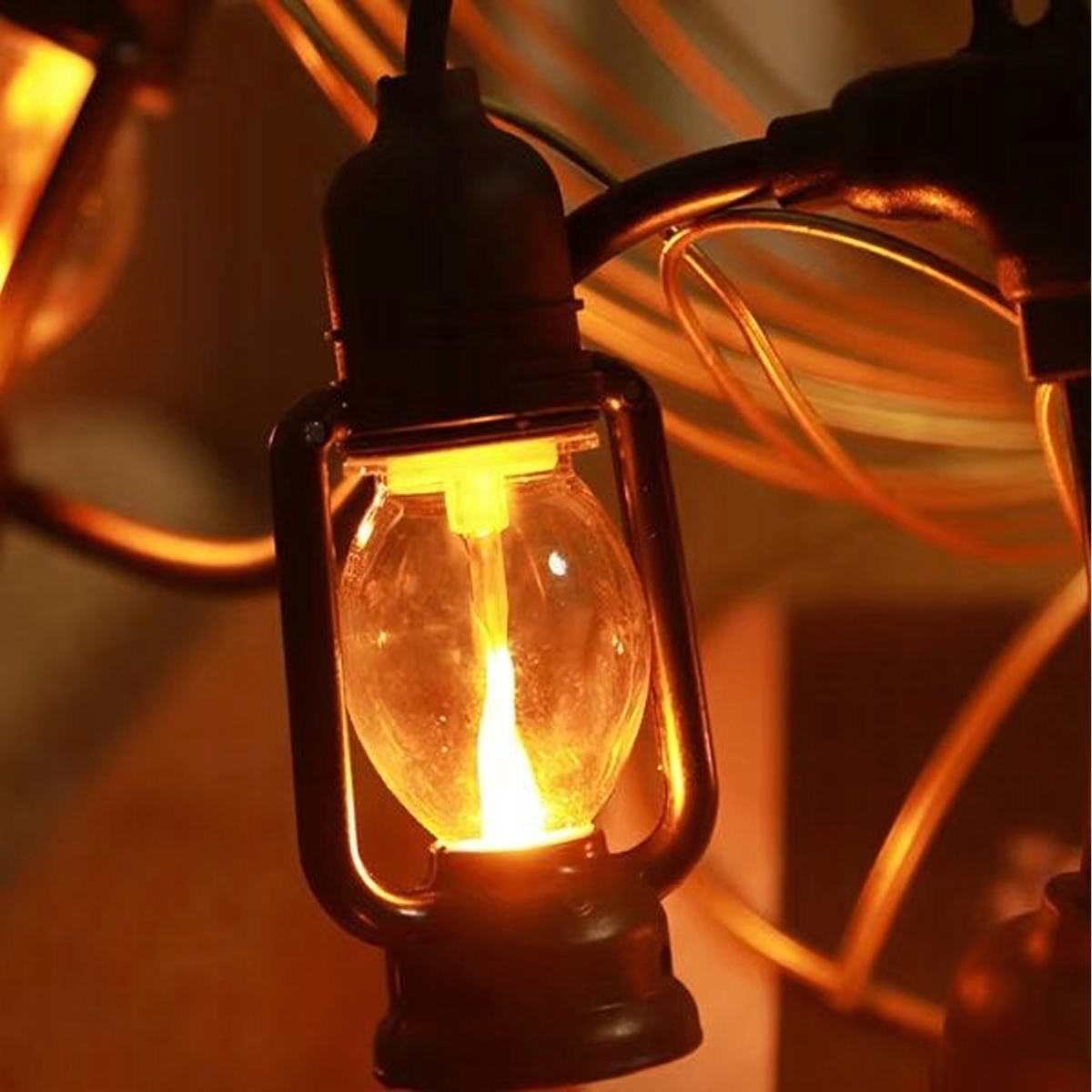 LED-dekoratiivvalguskett 10 laternaga, 10 cm, 5 m RC-K-438 – pilt 5