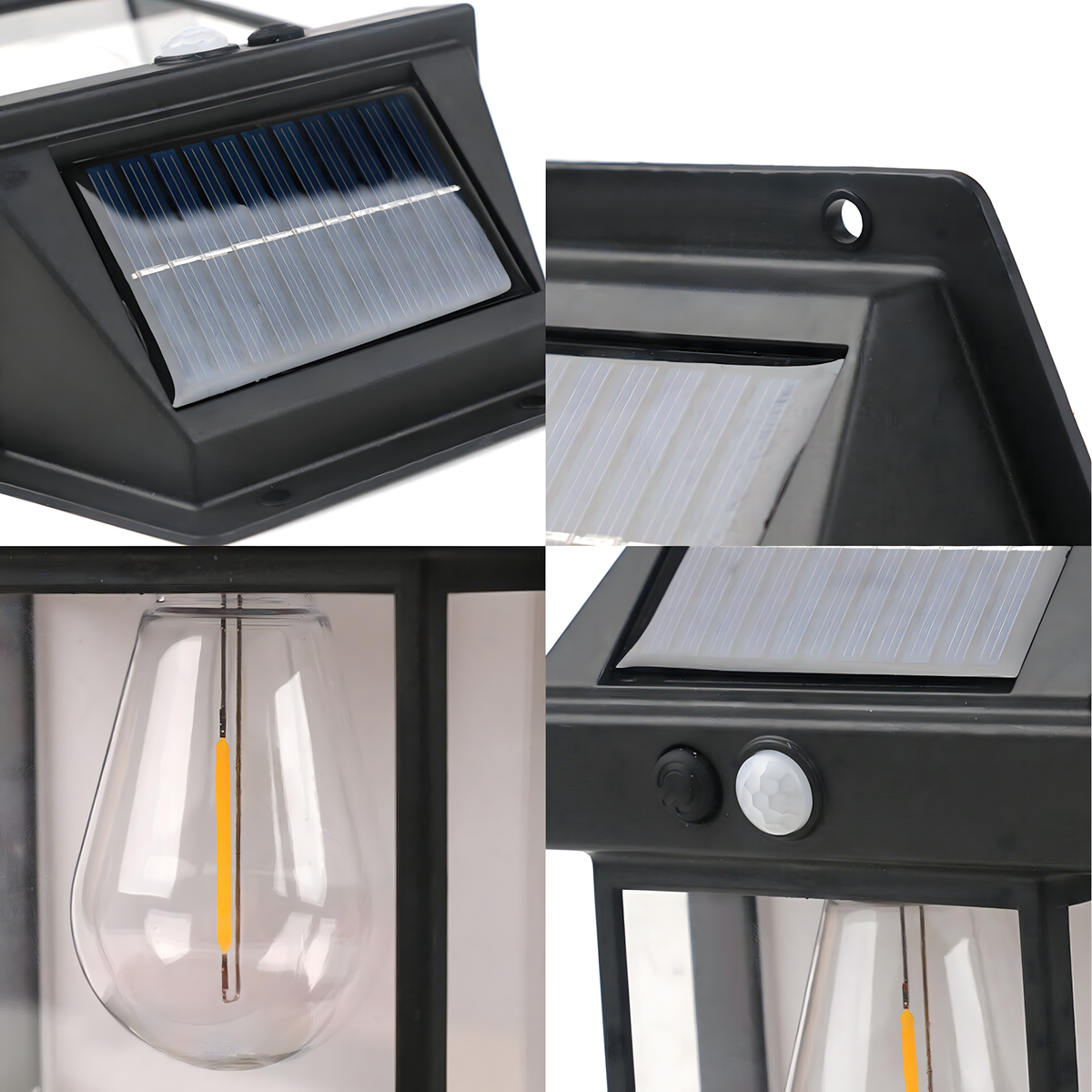 Päikeseenergial töötav LED-seinalatern liikumisanduriga RC-K-1536 – pilt 8