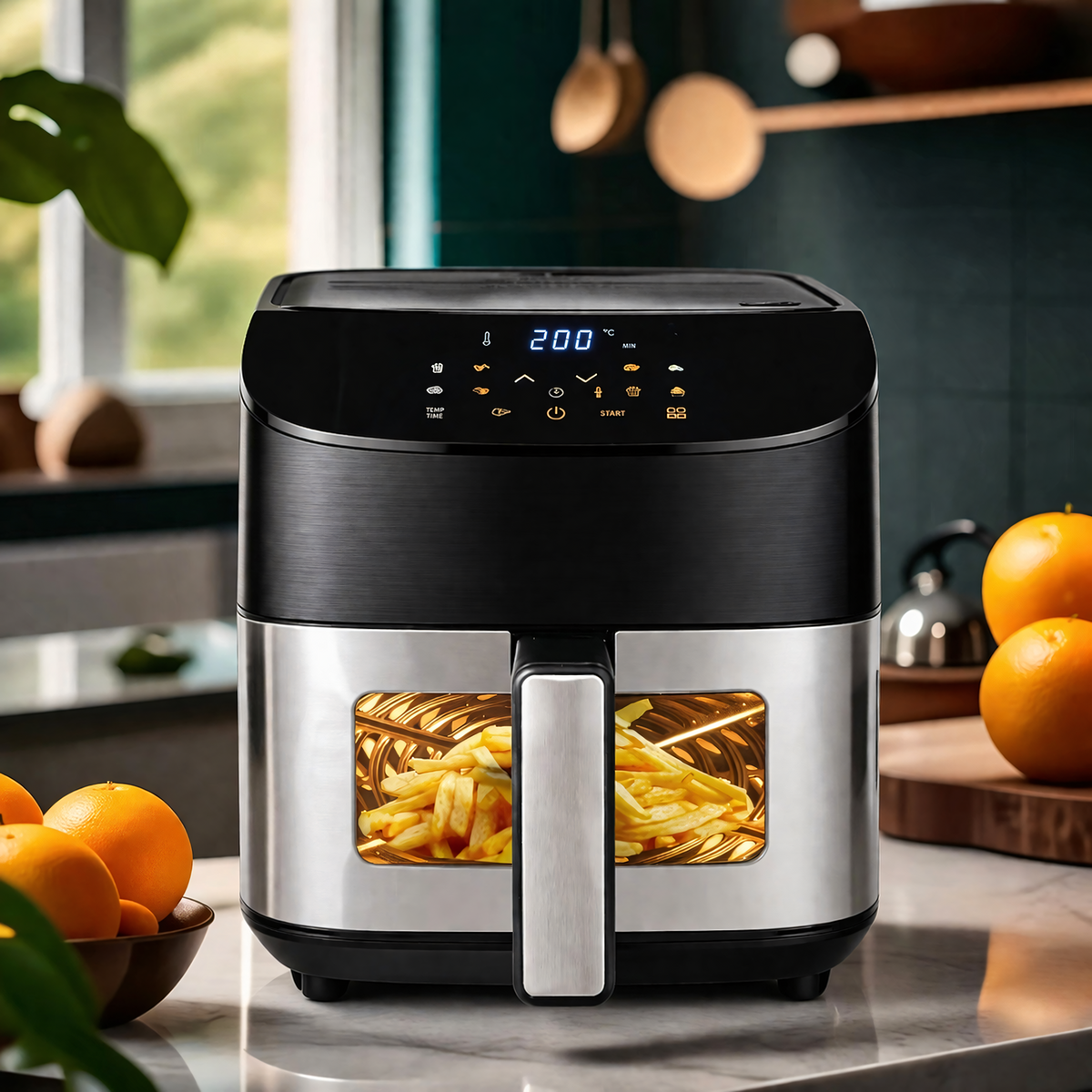 6 l kuumaõhufritüür 1500 W, 8 küpsetusprogrammi RC-K-2296-15285 – pilt 7