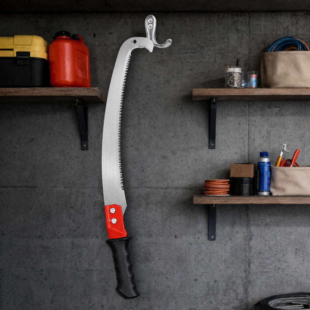 Konksuga käsisaag okste ja puidu saagimiseks, 40 cm terasteraga RC-K-2344 – pilt 9