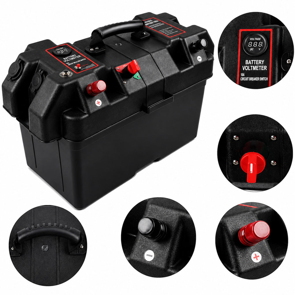 12 V akukast voltmeetri ja 2 USB-pordiga RC-K-2449 – pilt 5