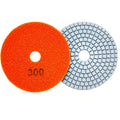 10 tk 80 mm takjakinnitusega teemantpoleerimiskettaid gres- ja keraamiliste plaatide lihvimiseks G300 RC-K-1360 – pilt 1