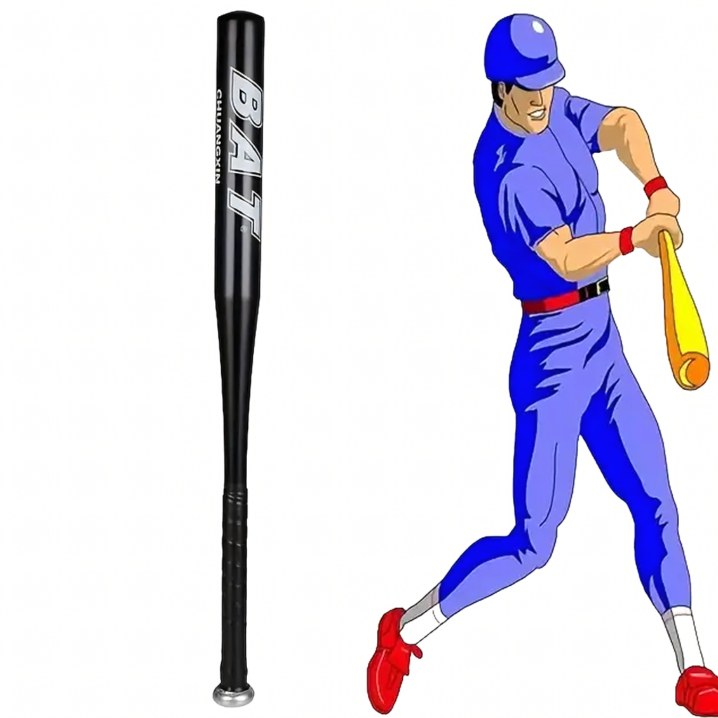 Alumiiniumist pesapallikurikas 25" / 64 cm must RC-K-1571 – pilt 2