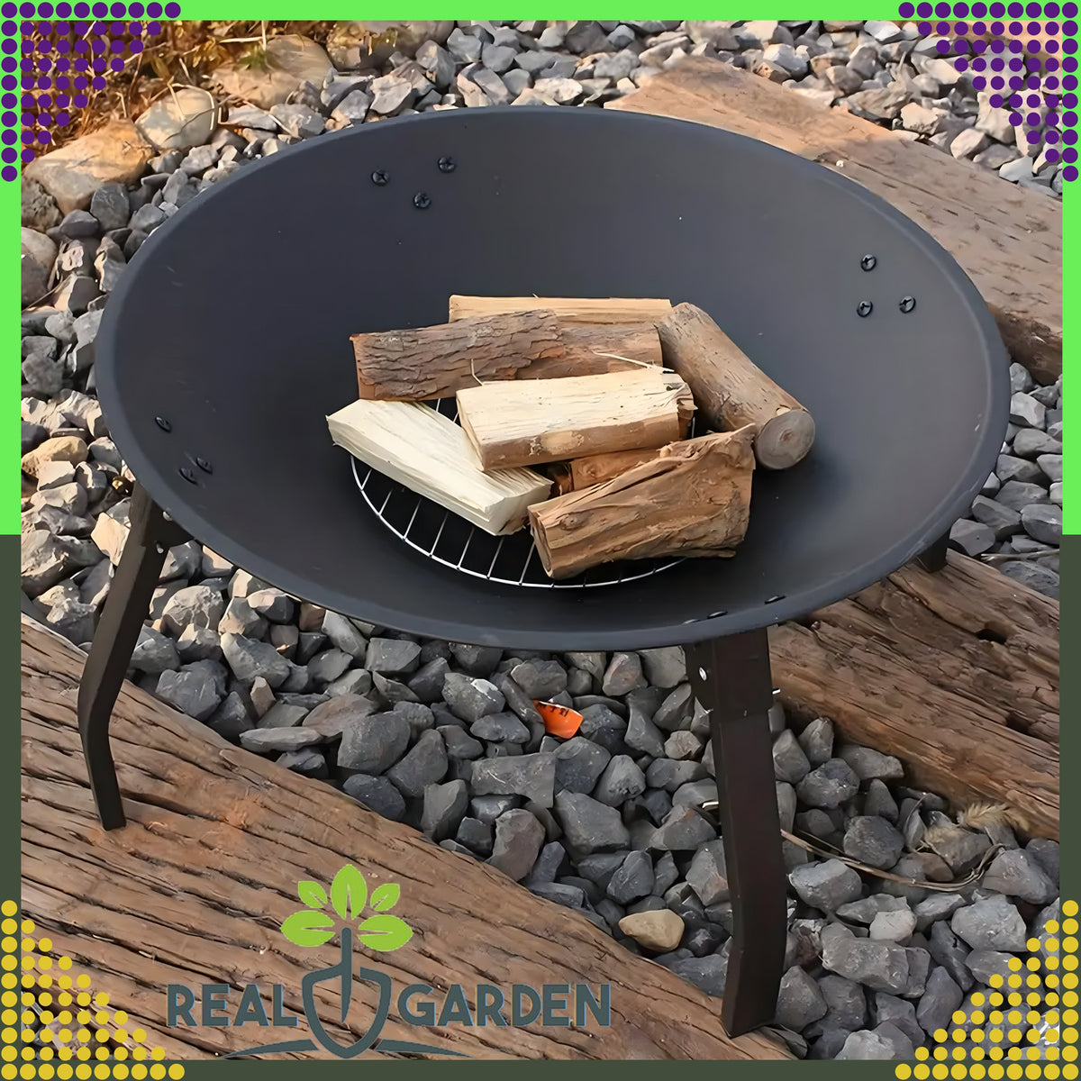 Brilla suur mustast terasest aiatulease 55 cm RC-K-944 – pilt 10