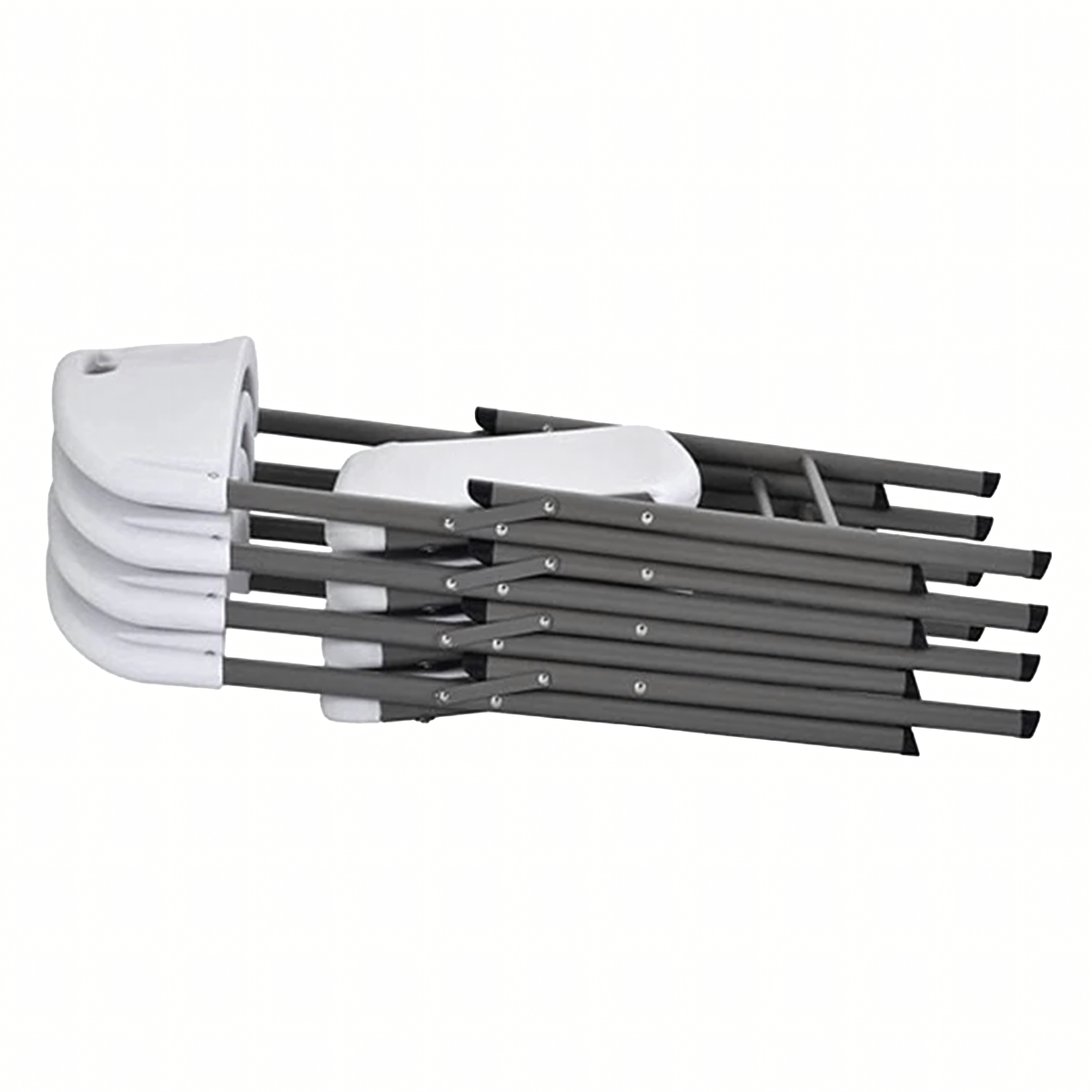 4 tk valgeid kokkupandavaid välitoole RC-K-2230 – pilt 1
