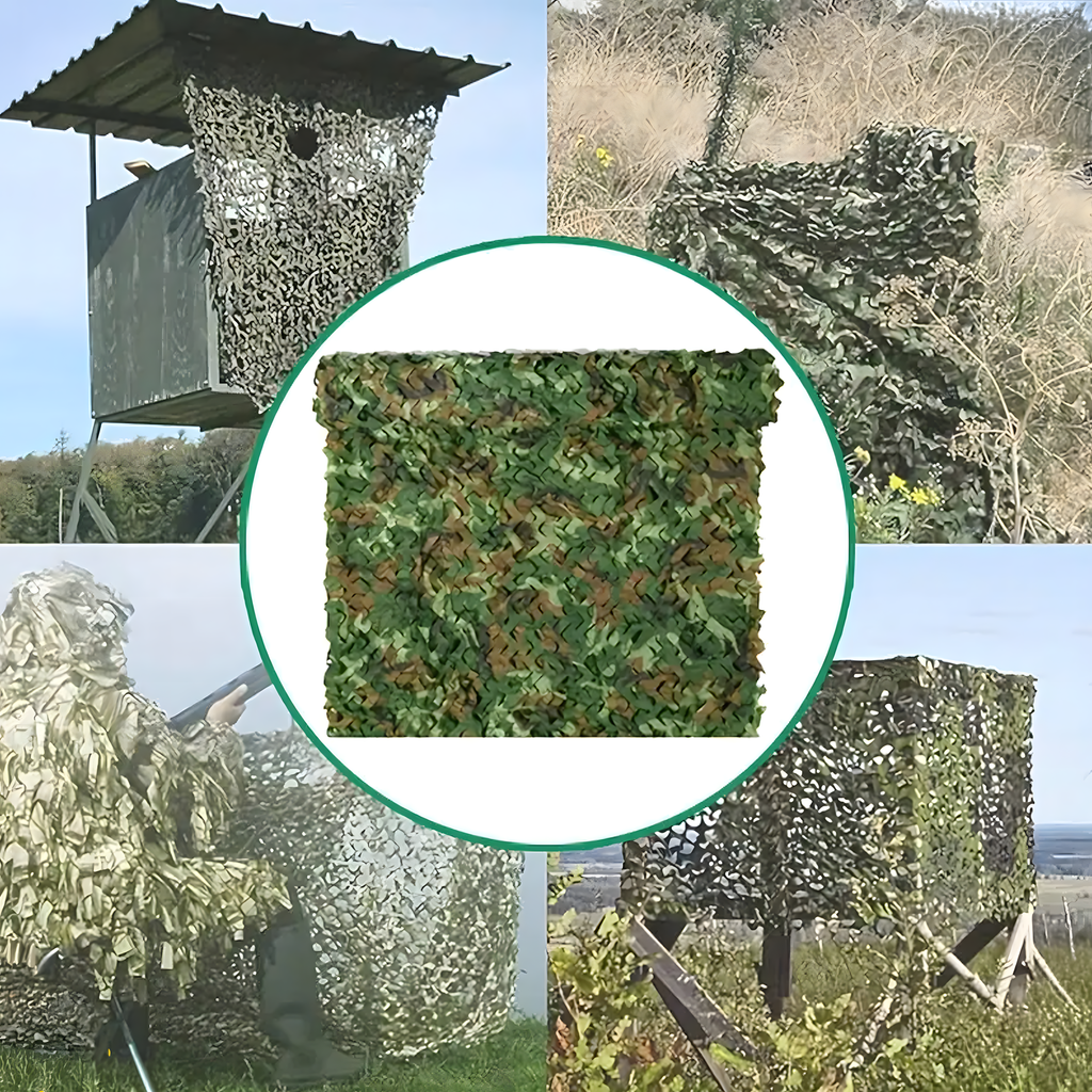 Militaarne kamuflaažvõrk rõdule 2 × 2 m RC-K-1445 – pilt 2