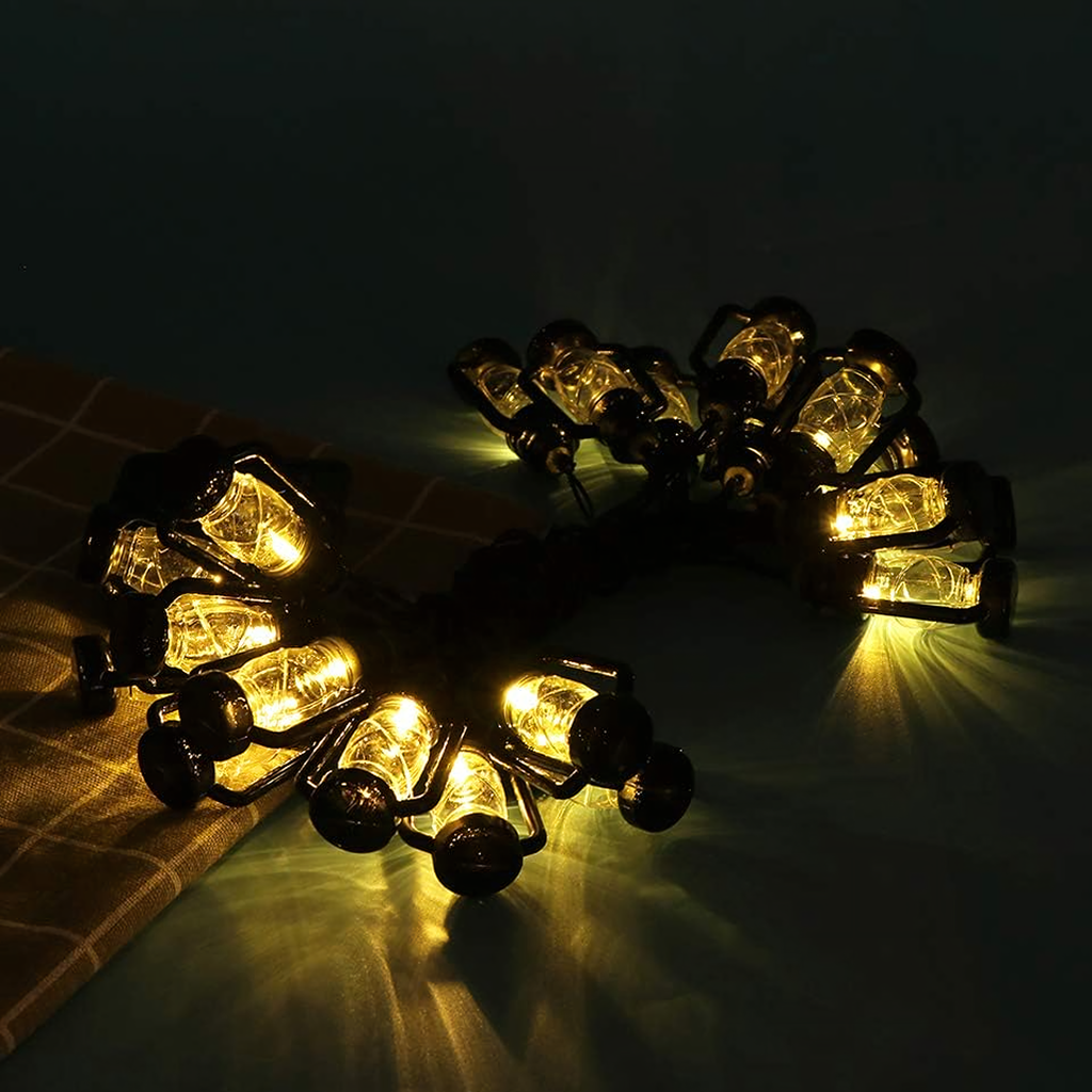 LED-dekoratiivvalguskett 10 laternaga, 10 cm, 5 m RC-K-438 – pilt 9