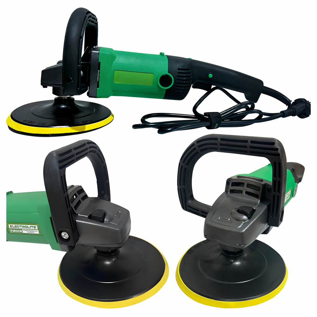 Auto poleerimis- ja lihvimismasin 1800 W, reguleeritav kiirus 600–3000 rpm, ketta läbimõõt 180 mm RC-K-2476-15333 – pilt 7