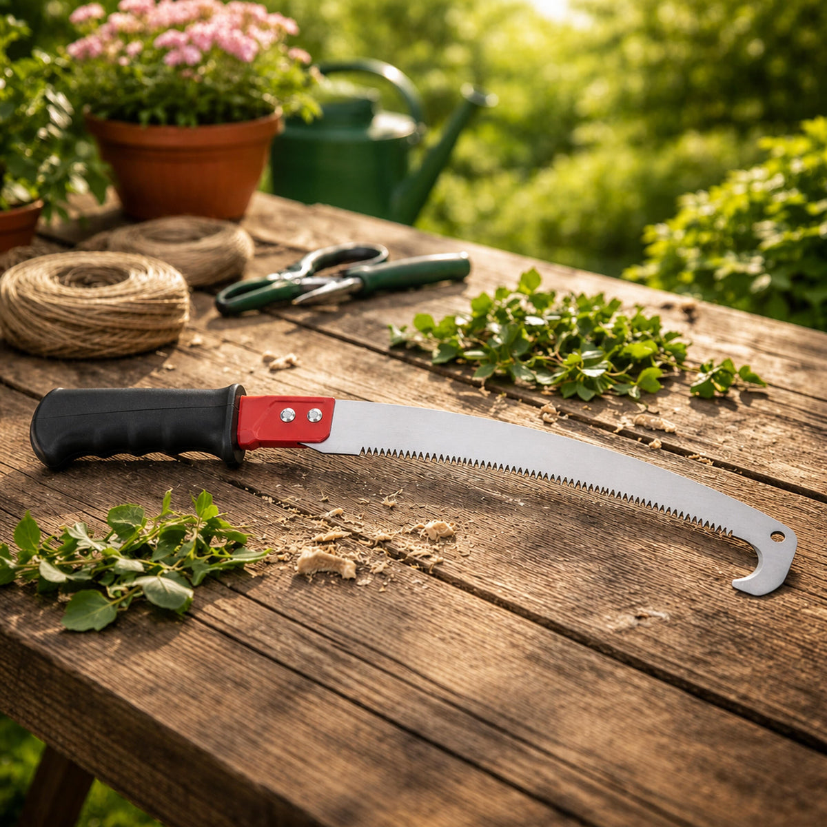 Konksuga käsisaag okste ja puidu saagimiseks, 40 cm terasteraga RC-K-2344 – pilt 7