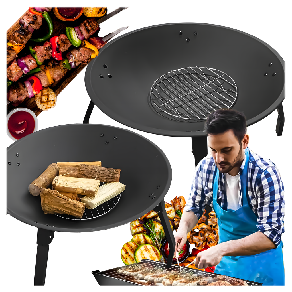 Brilla suur mustast terasest aiatulease 55 cm RC-K-944 – pilt 1