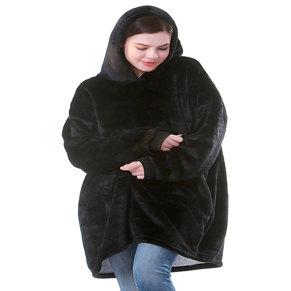 Unisex ülisuur paks kapuutsiga tekk-pusa RC-K-304 – pilt 7