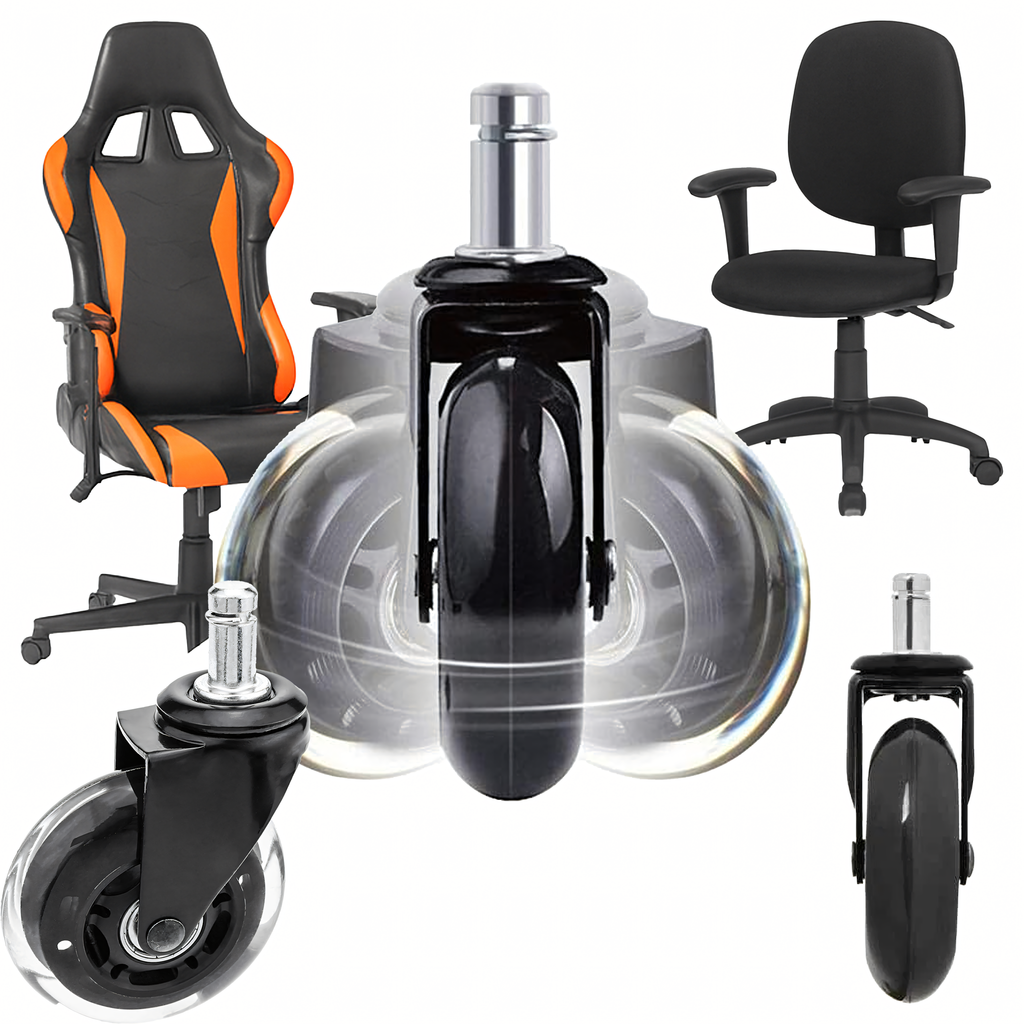 Kummist laagriga ratas kontori- ja mängutoolile RC-K-1643 – pilt 7