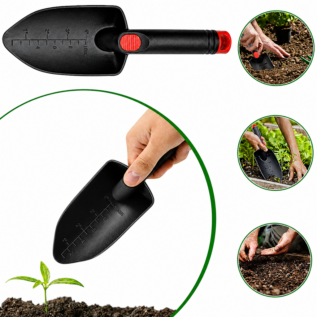 Lai plastist aiakühvel taimede istutamiseks ja ümberistutamiseks, 27,5 cm RC-K-2254 – pilt 6