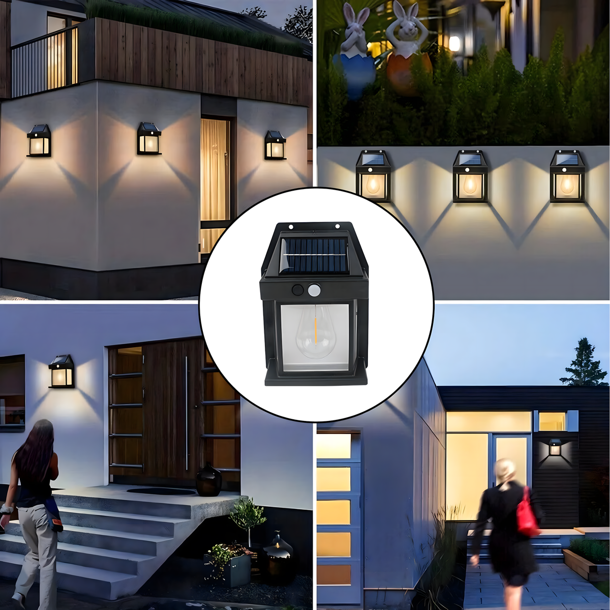 Päikeseenergial töötav LED-seinalatern liikumisanduriga RC-K-1536 – pilt 6