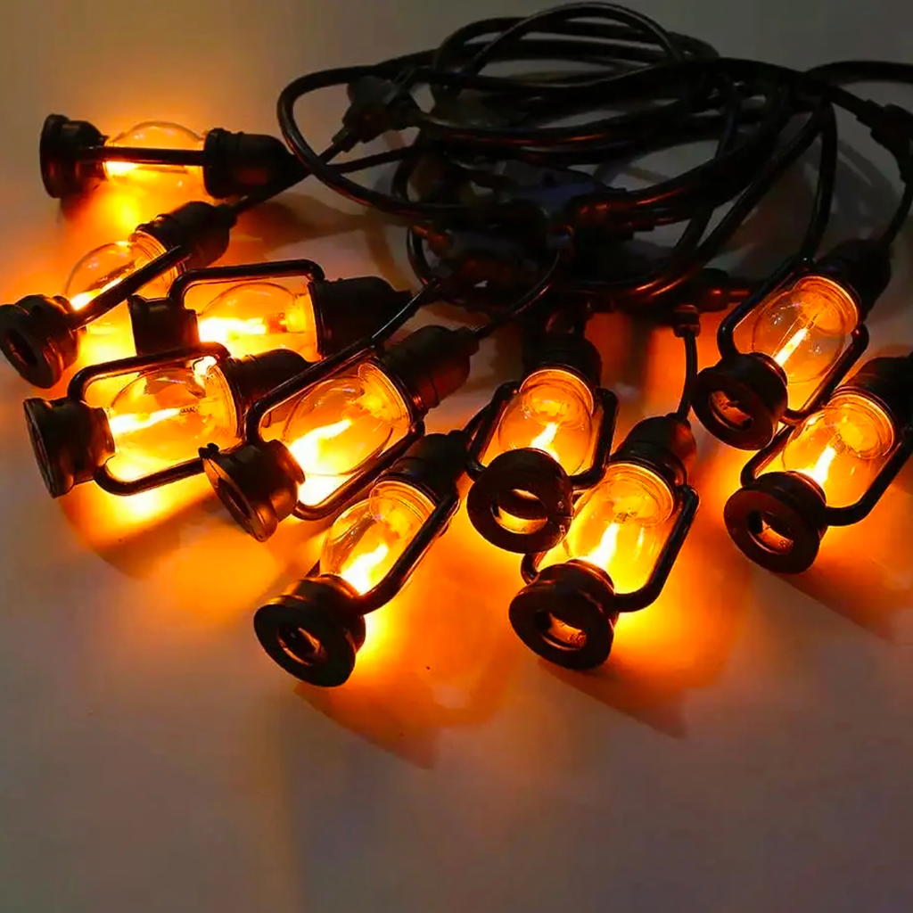 LED-dekoratiivvalguskett 10 laternaga, 10 cm, 5 m RC-K-438 – pilt 2