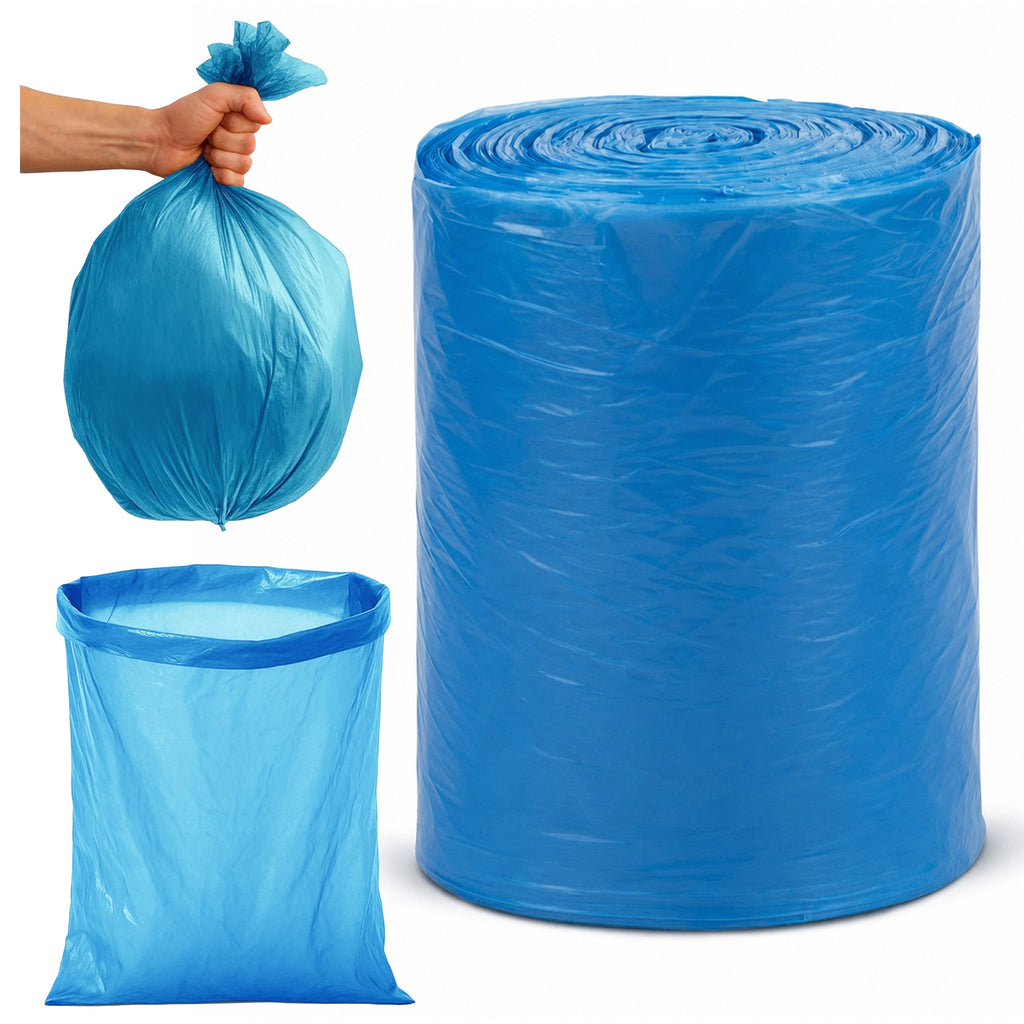 Universaalsed tugevad sinised nöörsulguriga prügikotid 35 l 150 tk RC-K-2917 – pilt 4