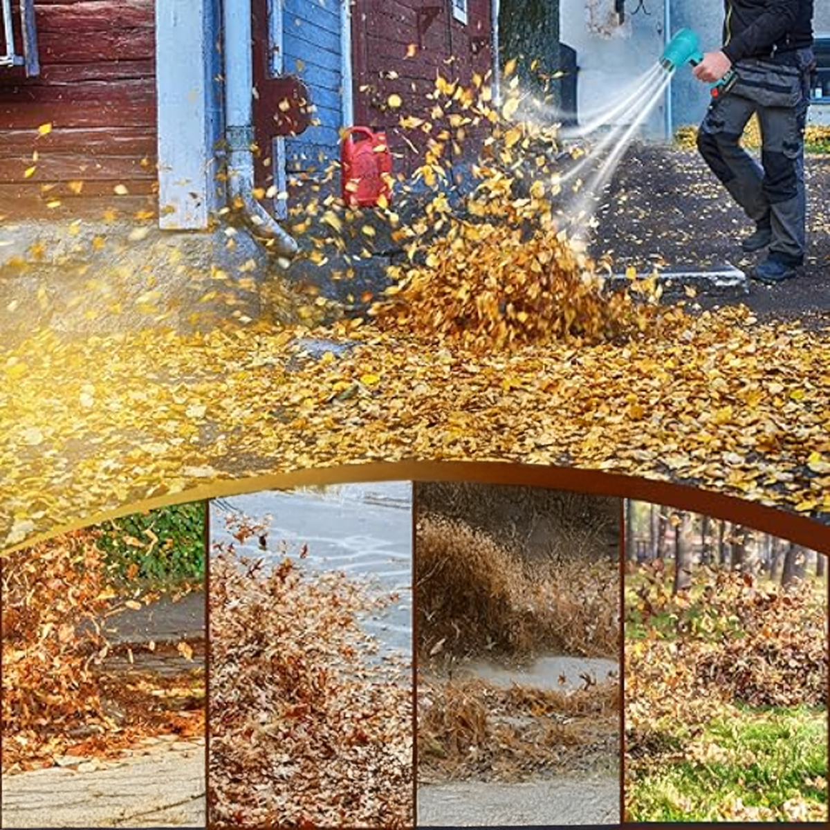 400 W juhtmeta käeshoitav õhupuhur 2 akuga RC-K-2039 – pilt 4