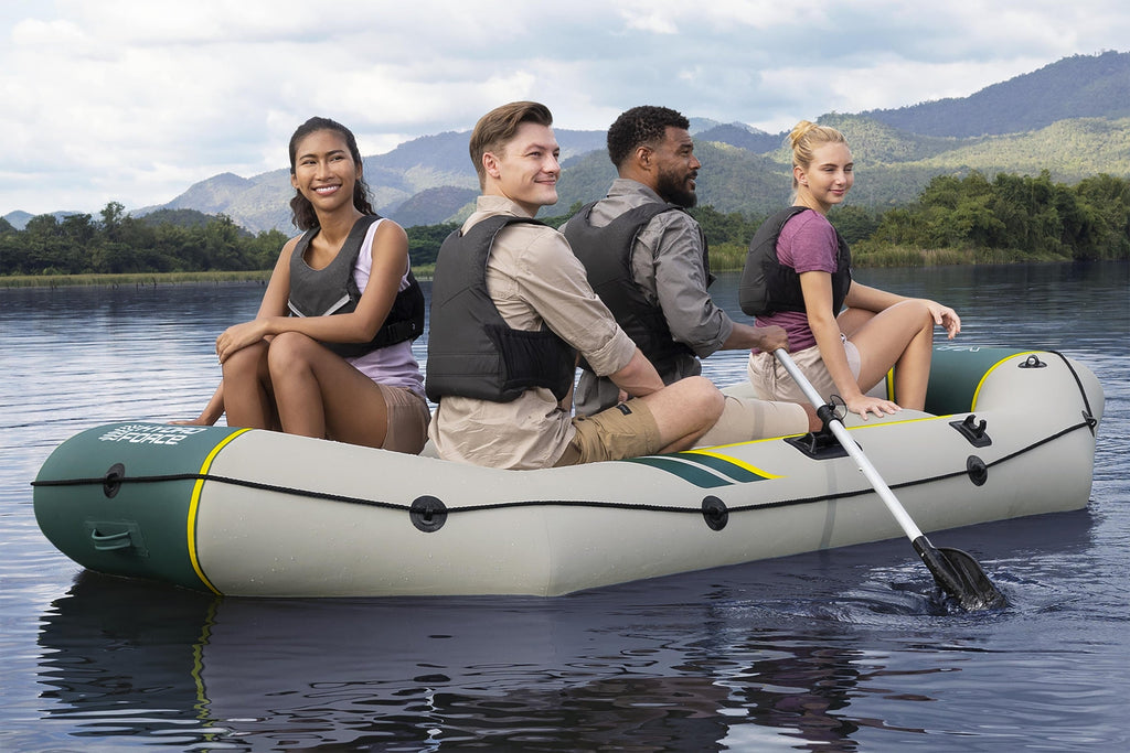 Bestway täispuhutav pontoonpaat Ranger Elite X4 320 × 148 cm aerude ja pumbaga 65157 – pilt 3