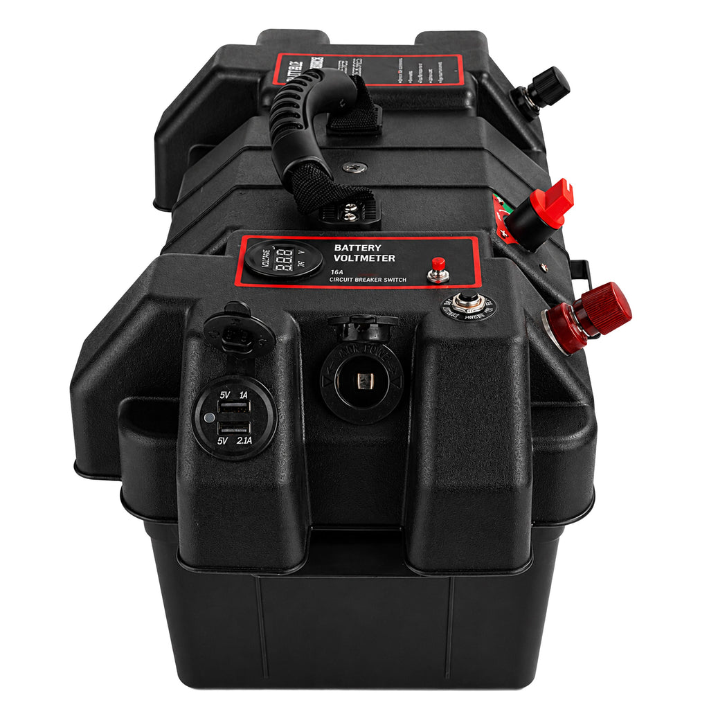 12 V akukast voltmeetri ja 2 USB-pordiga RC-K-2449 – pilt 6