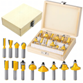 12-osaline kiirtööterasest puidutöötlusfreeside komplekt RC-K-2302 – pilt 1