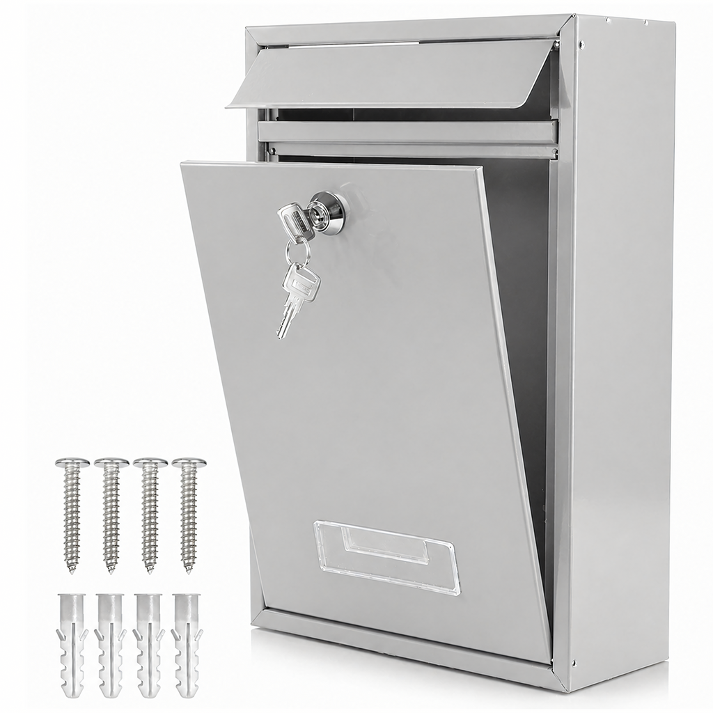 Hall terasest postkast luku ja aknaga RC-K-2377-15340 – pilt 1