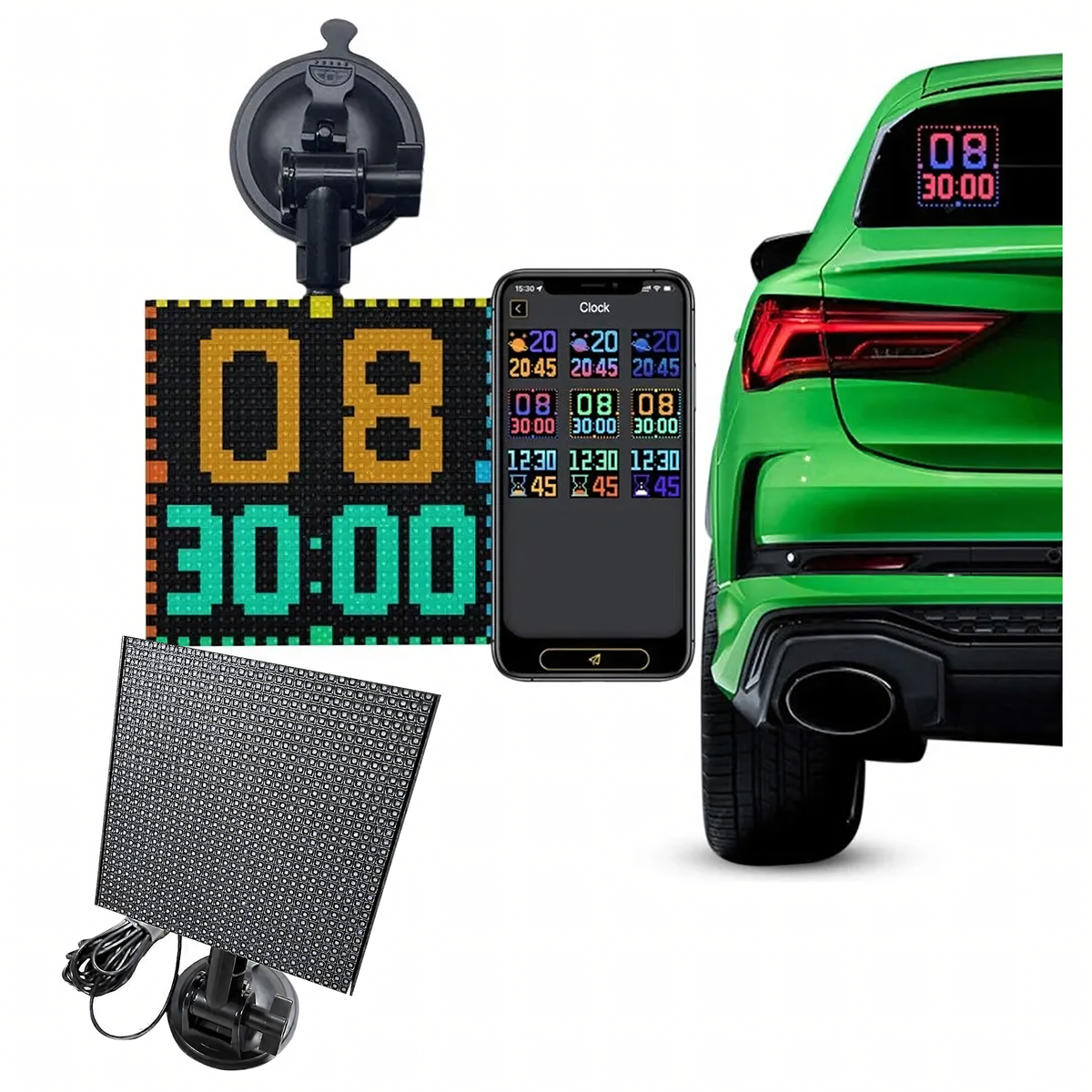 Täisvärviline RGB LED-ekraan auto tagaklaasile RC-K-2094 – pilt 6