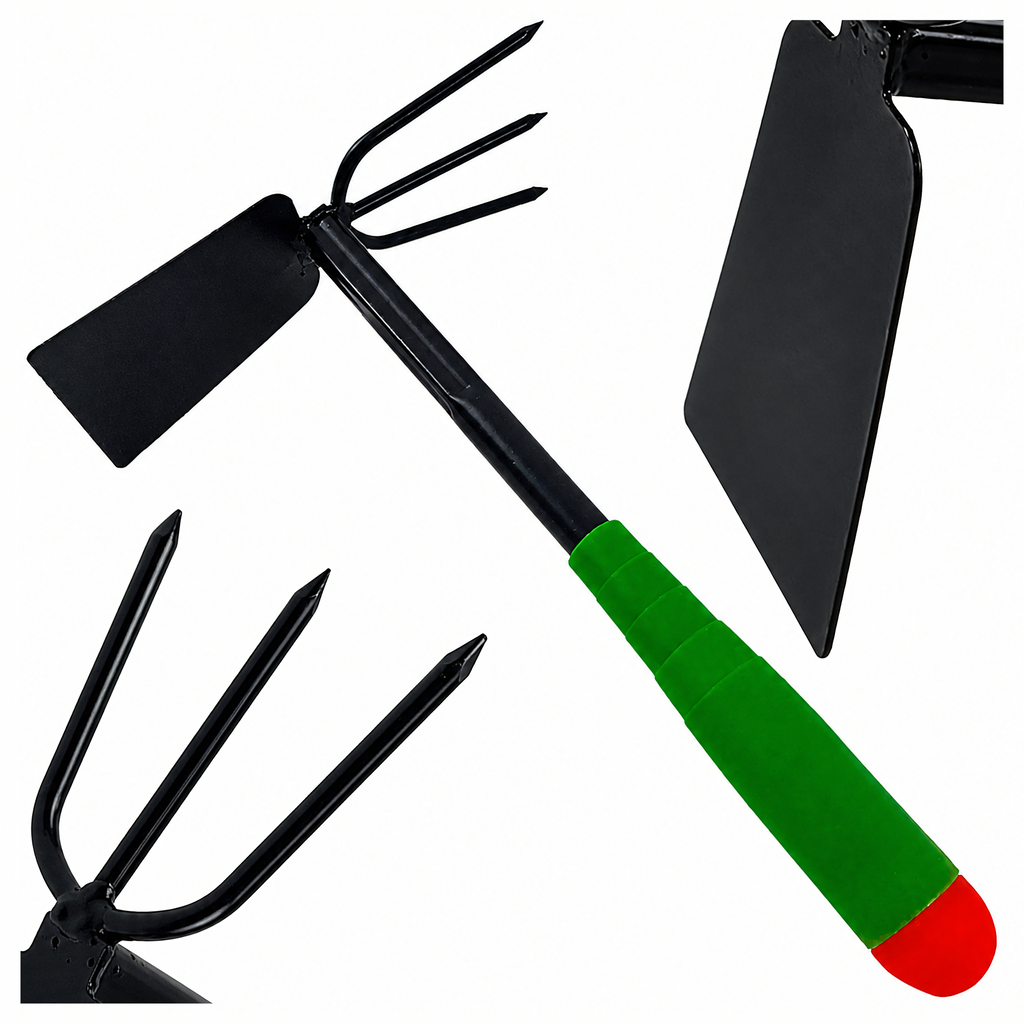 Küünistega aiakõblas 31 cm, 2-ühes kaevamis- ja riisumistööriist RC-K-2256 – pilt 9