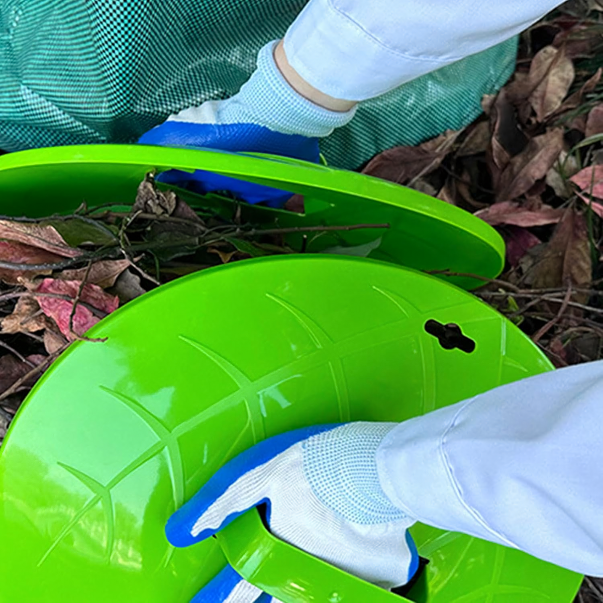 Plastist lehe- ja murukogumisreha aeda RC-K-2328-15334 – pilt 5