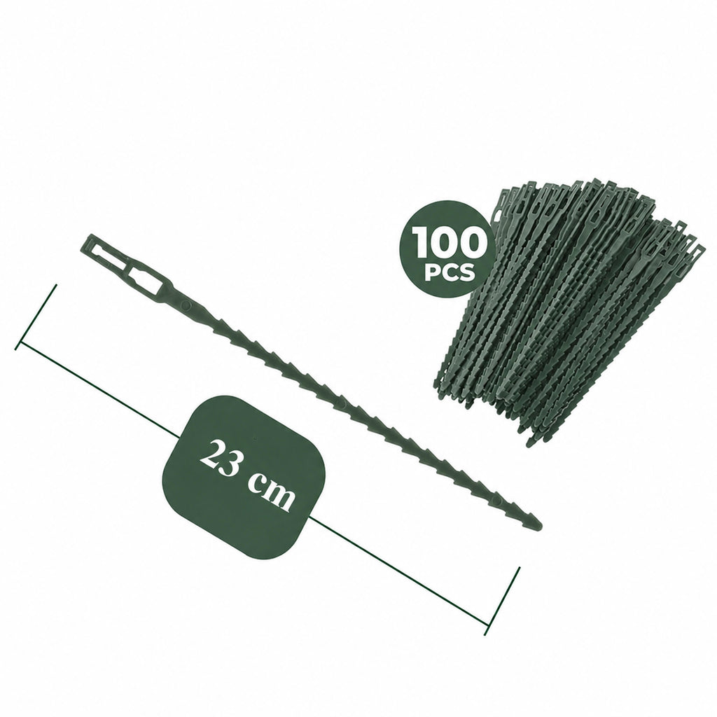 Reguleeritavad kinnitussidemed taimedele ja lilledele, 23 cm, 100 tk RC-K-2436 – pilt 9