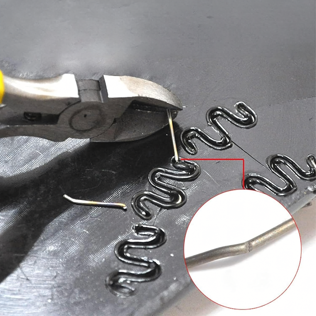 Plastikeevituskomplekt klammerdaja, jootekolvi, klambrite ja tangidega RC-K-2136-15255 – pilt 4