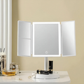LED-valgustusega kokkupandav 3× suurendusega meigipeegel RC-K-2093-14822 – pilt 1