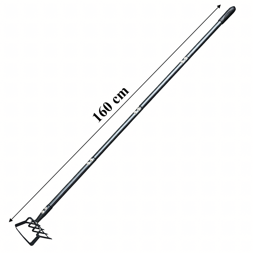 Metallvarrega aiakõblas ja 4-osaline küünisreha 160 cm RC-K-2325 – pilt 4