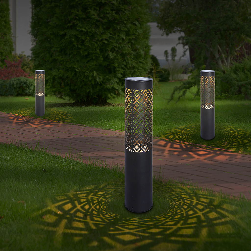Decorative Solar Garden Spike Lamp Torch Lantern 71cm 2 pcs (F5) (T) – pilt 7